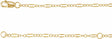 14K Yellow Gold-Filled 2.3 mm Dapped Cable 16-18" Chain