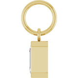 14K Yellow Gold 5/8 CT Lab-Grown Diamond Charm/Pendant