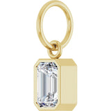 14K Yellow Gold 5/8 CT Lab-Grown Diamond Charm/Pendant