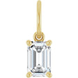14K Yellow Gold 5/8 CT Lab-Grown Diamond Charm/Pendant