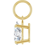 14K Yellow Gold 3/4 CT Lab-Grown Diamond Charm/Pendant
