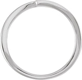 Sterling Silver Faith Over Fear Bypass Ring