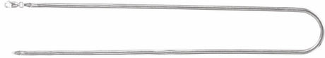 Sterling Silver 3 mm Oval Snake 16" Chain