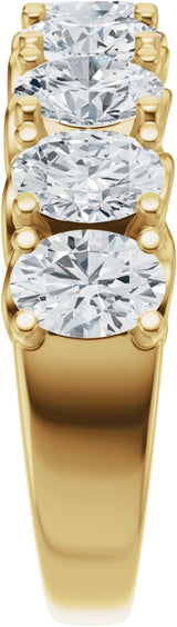 14K Yellow Gold 2 1/3 CTW Lab-Grown Diamond Anniversary Band