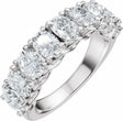 14K White Gold 2 1/3 CTW Lab-Grown Diamond Anniversary Band
