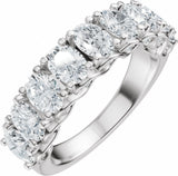 14K White Gold 2 1/3 CTW Lab-Grown Diamond Anniversary Band
