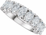 14K White Gold 2 1/3 CTW Lab-Grown Diamond Anniversary Band