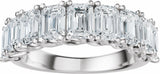14K White Gold 3 3/4 CTW Lab-Grown Diamond Anniversary Band