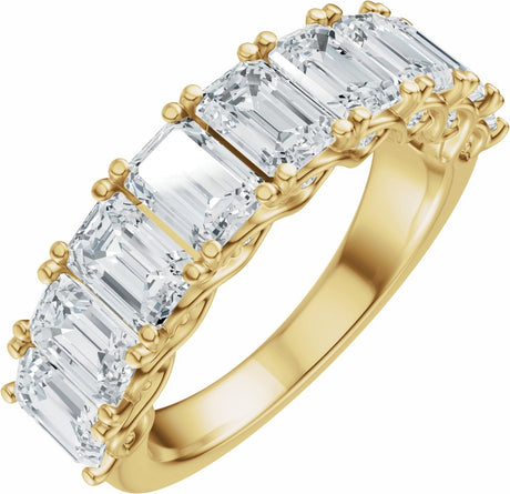 14K Yellow Gold 3 3/4 CTW Lab-Grown Diamond Anniversary Band