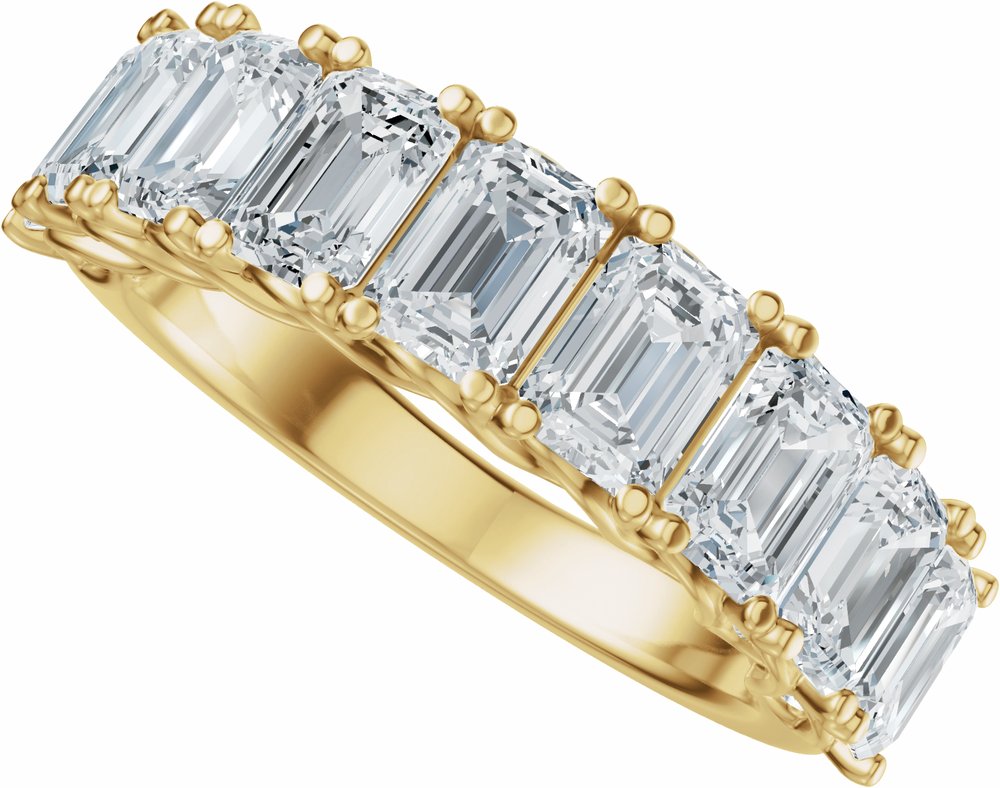14K Yellow Gold 3 3/4 CTW Lab-Grown Diamond Anniversary Band