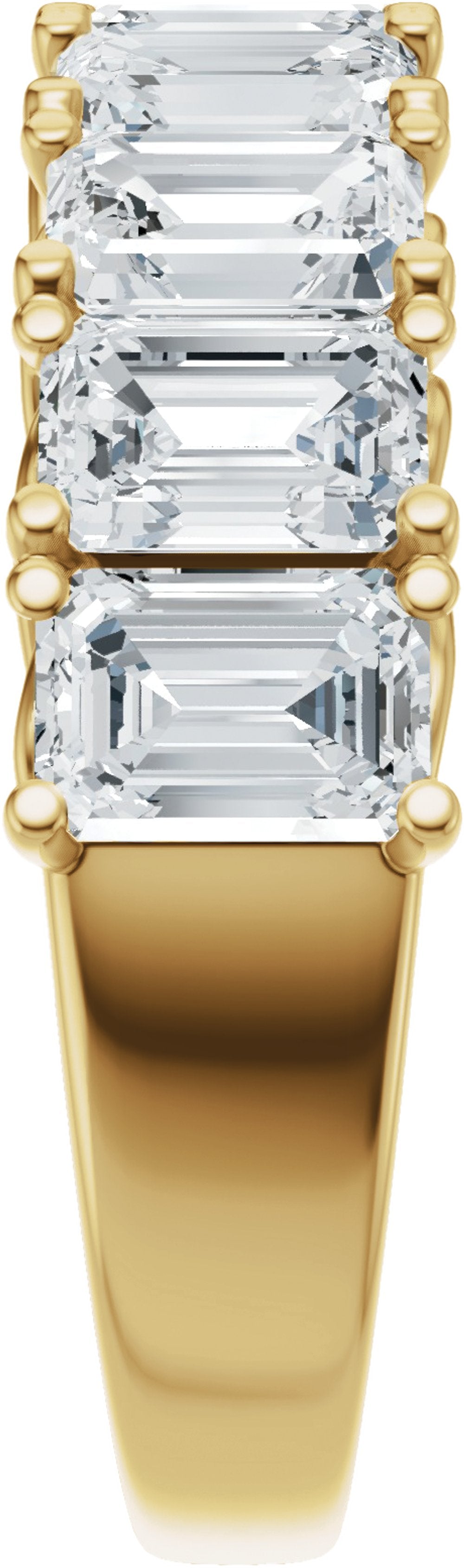 14K Yellow Gold 3 3/4 CTW Lab-Grown Diamond Anniversary Band