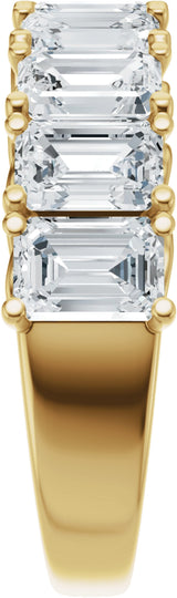 14K Yellow Gold 3 3/4 CTW Lab-Grown Diamond Anniversary Band