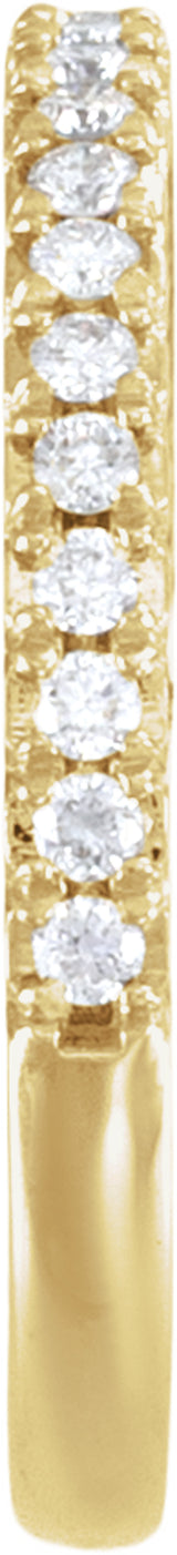 14K Yellow Gold 1/5 CTW Natural Diamond Anniversary Band