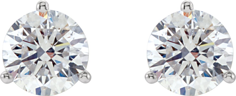 14K White 1/4 CTW Natural Diamond Stud Earrings