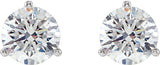 14K White 1/3 CTW Natural Diamond Stud Earrings