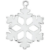 Sterling Silver Snowflake Dangle