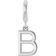 Sterling Silver Initial B Charm/Pendant
