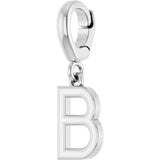 Sterling Silver Initial B Charm/Pendant