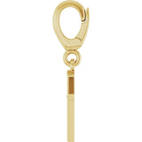 14K Yellow Gold Initial H Charm/Pendant