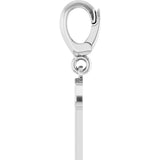 Sterling Silver Initial N Charm/Pendant