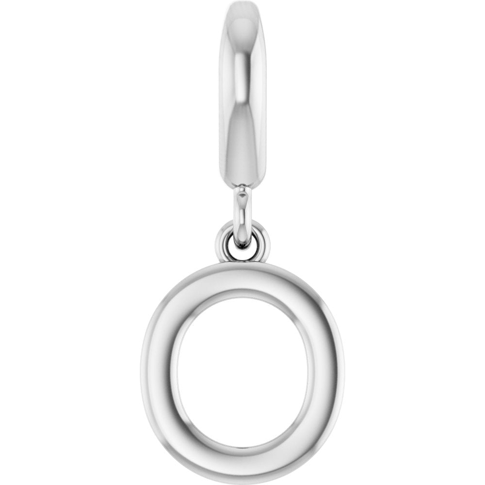 Sterling Silver Initial O Charm/Pendant