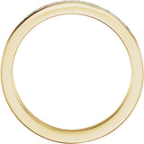 14K Yellow 1/5 CTW Natural Diamond Anniversary Band