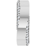 14K White Gold 1/3 CTW Lab-Grown Diamond Band Size 7