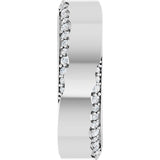 14K White Gold 1/3 CTW Lab-Grown Diamond Band Size 7 