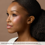 14K Yellow 1/2 CTW Natural Diamond Earrings