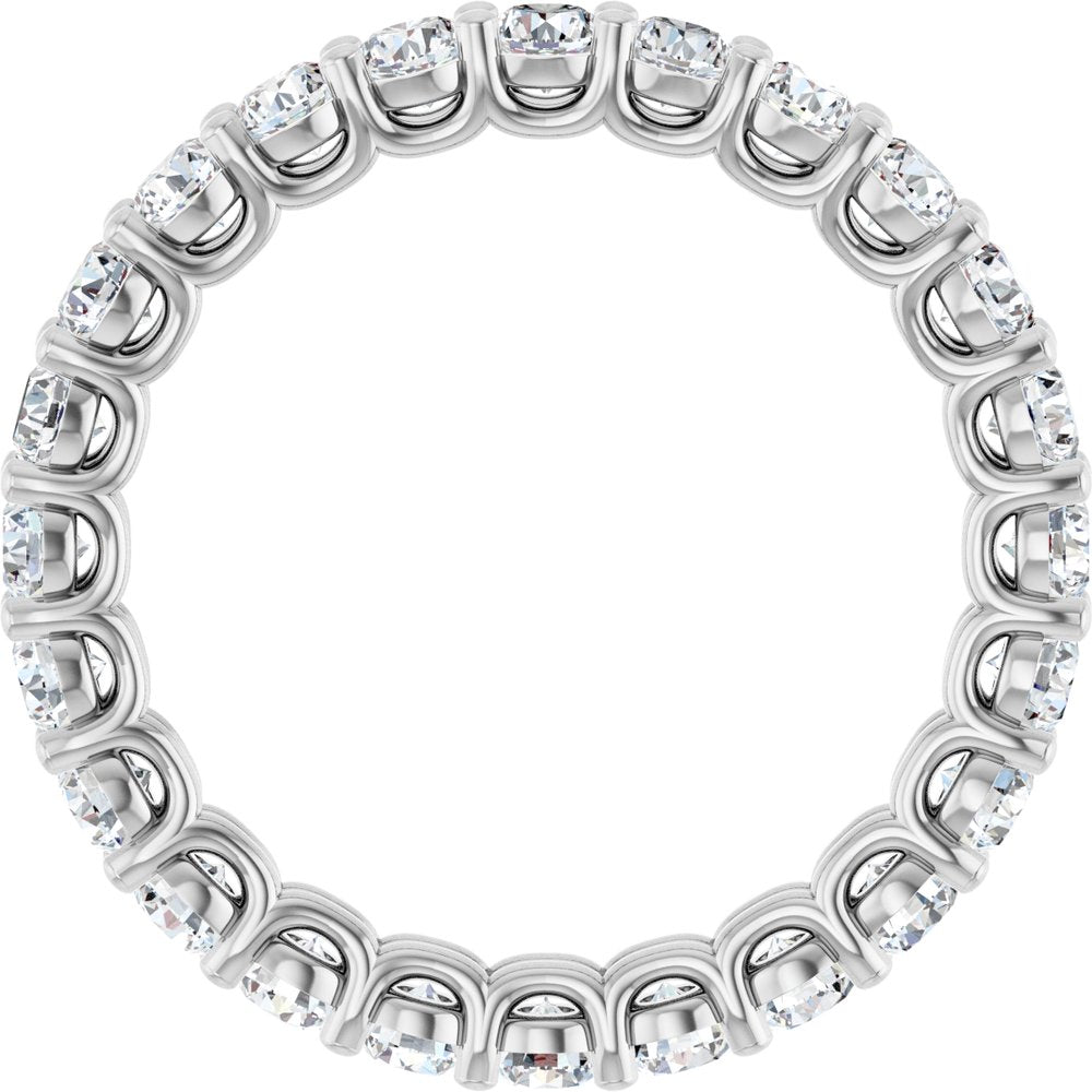 14K White Gold 1 5/8 CTW Lab-Grown Diamond Eternity Band