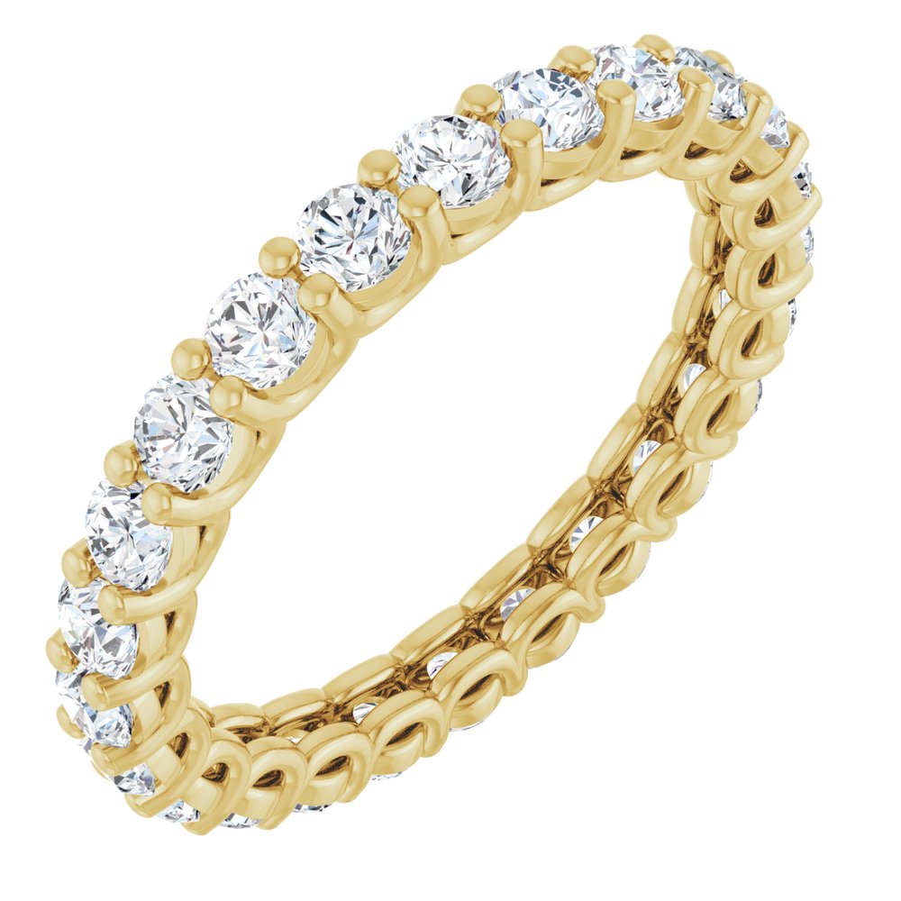 14K Yellow Gold 1 5/8 CTW Lab-Grown Diamond Eternity Band