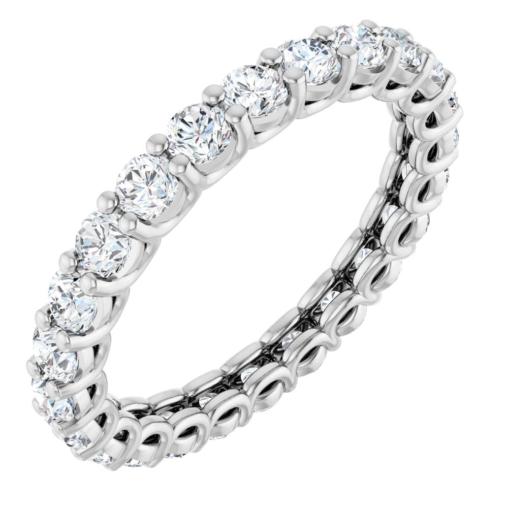 14K White Gold 1 5/8 CTW Lab-Grown Diamond Eternity Band