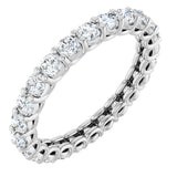14K White Gold 1 5/8 CTW Lab-Grown Diamond Eternity Band