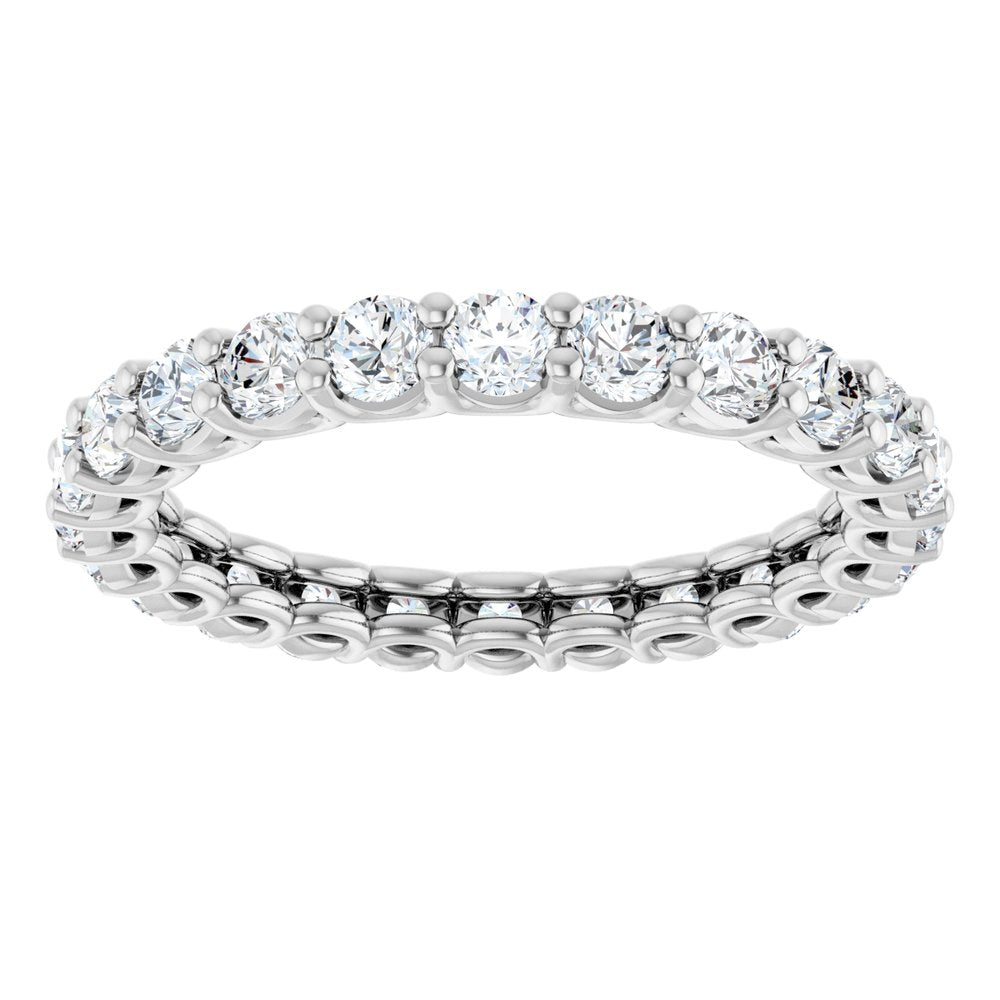 14K White Gold 1 5/8 CTW Lab-Grown Diamond Eternity Band