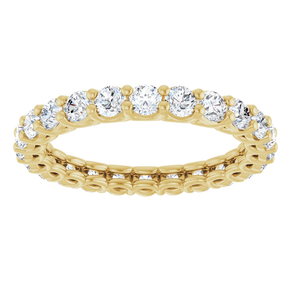14K Yellow Gold 1 5/8 CTW Lab-Grown Diamond Eternity Band