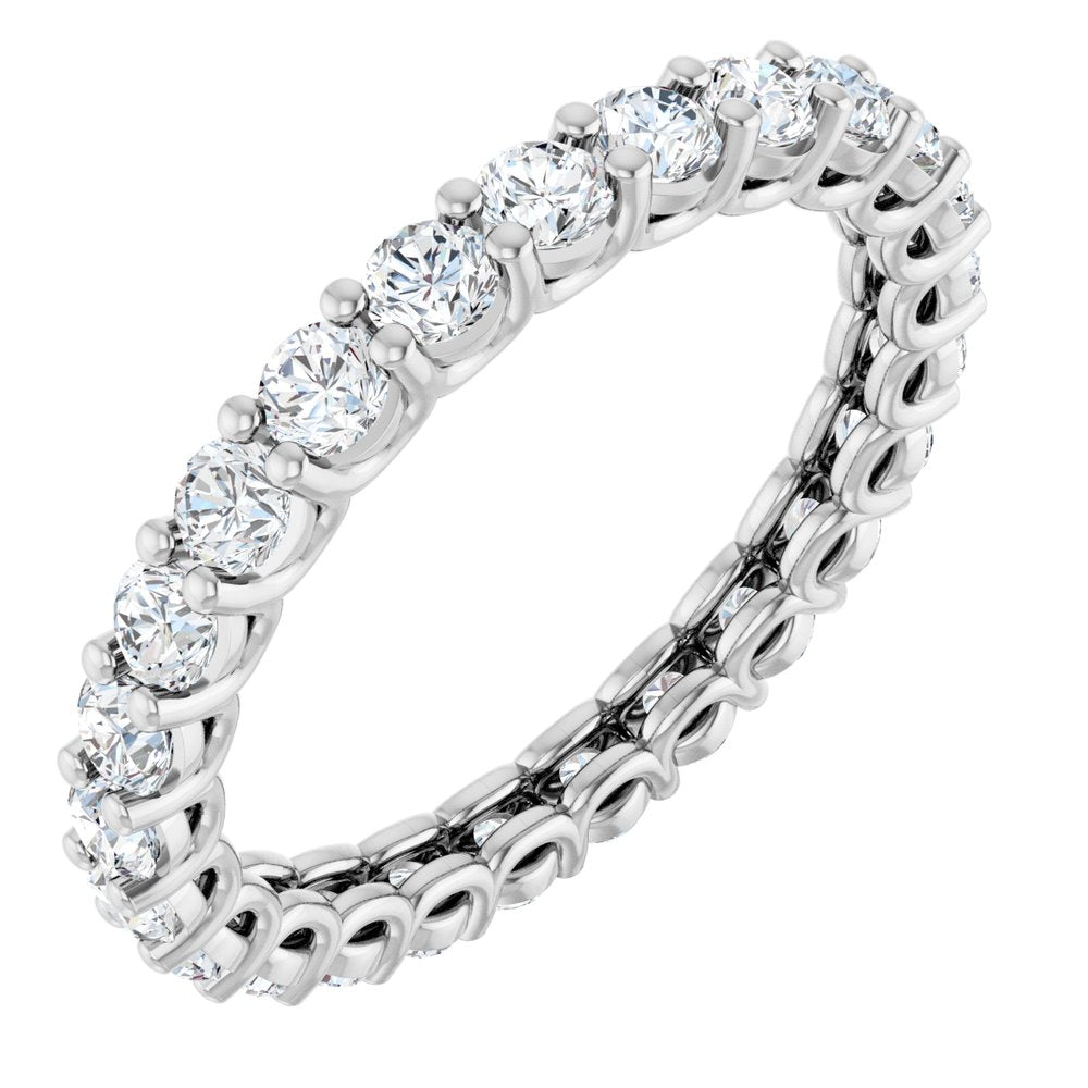 14K White Gold 1 3/4 CTW Lab-Grown Diamond Eternity Band