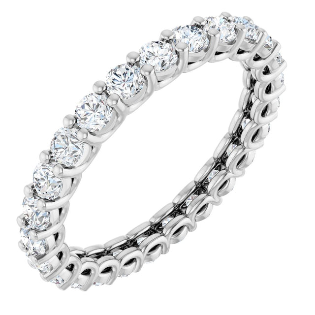14K White Gold 1 3/4 CTW Lab-Grown Diamond Eternity Band