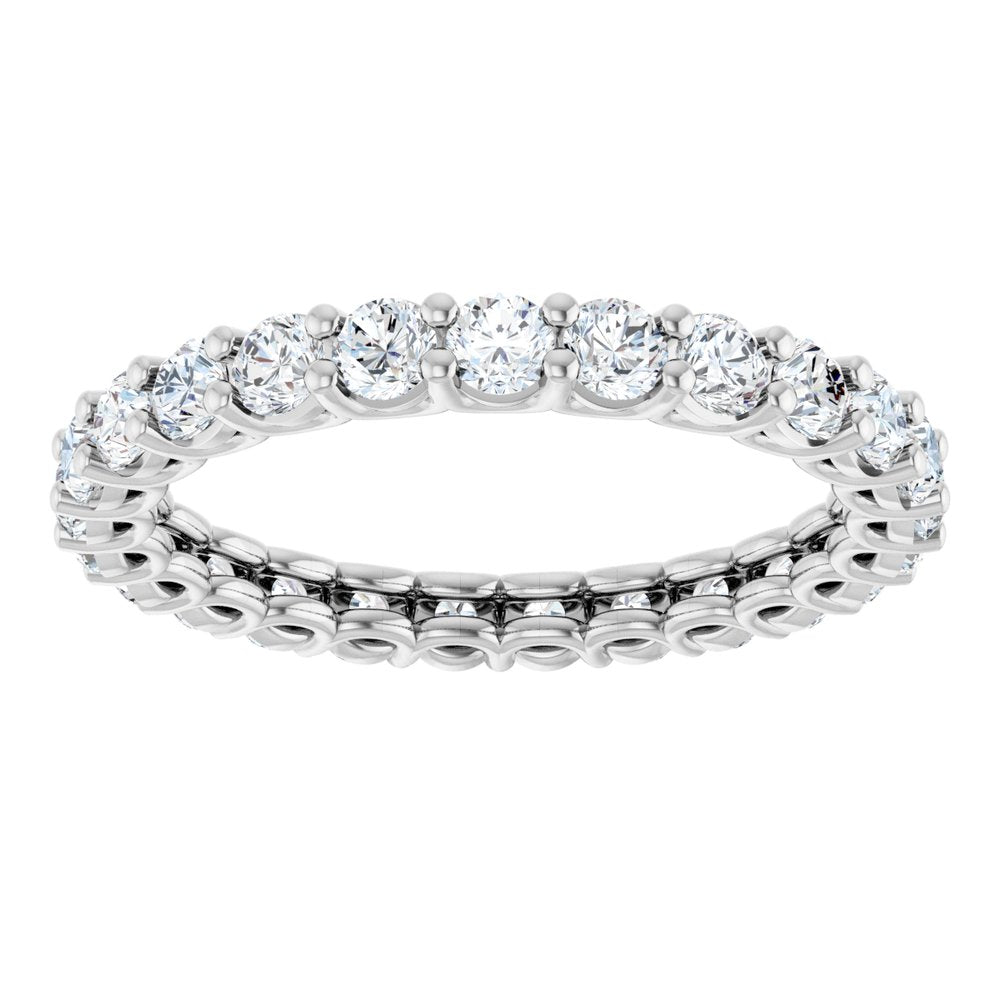 14K White Gold 1 3/4 CTW Lab-Grown Diamond Eternity Band