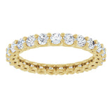 14K Yellow Gold 1 3/4 CTW Lab-Grown Diamond Eternity Band