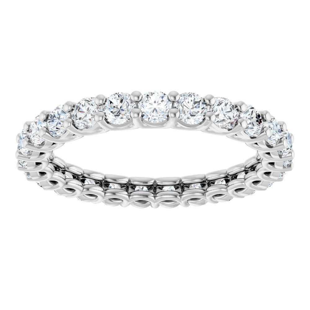 14K White Gold 1 3/4 CTW Lab-Grown Diamond Eternity Band