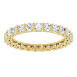 14K Yellow Gold 1 3/4 CTW Lab-Grown Diamond Eternity Band