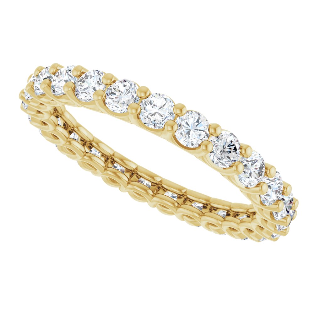14K Yellow Gold 1 3/4 CTW Lab-Grown Diamond Eternity Band