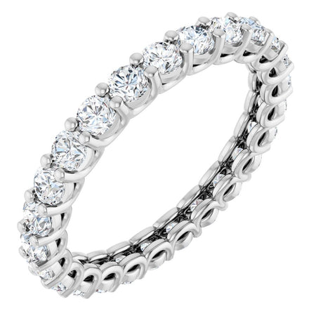 14K White Gold 1 3/4 CTW Lab-Grown Diamond Eternity Band