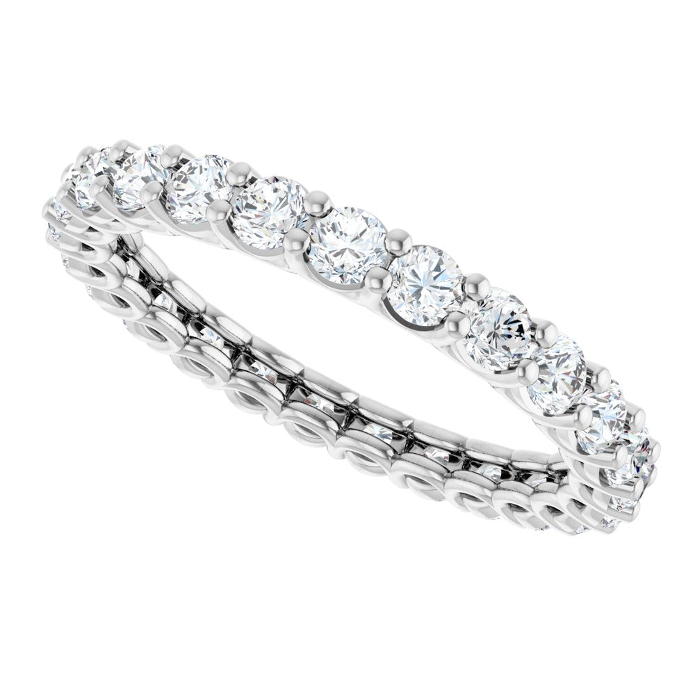 14K White Gold 1 3/4 CTW Lab-Grown Diamond Eternity Band