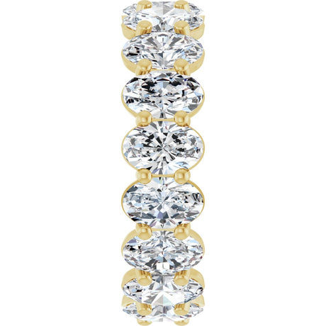 14K Yellow Gold 6 3/4 CTW Lab-Grown Diamond Eternity Band
