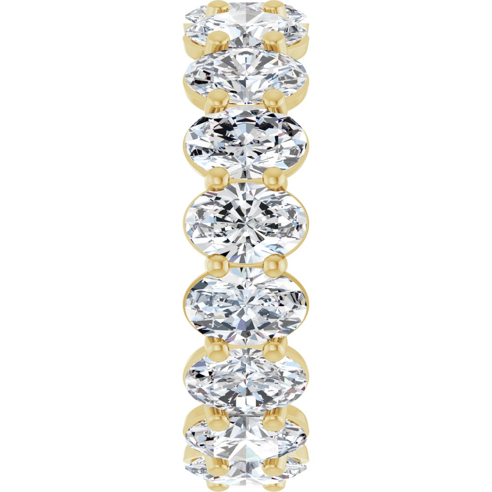 14K Yellow Gold 6 3/4 CTW Lab-Grown Diamond Eternity Band