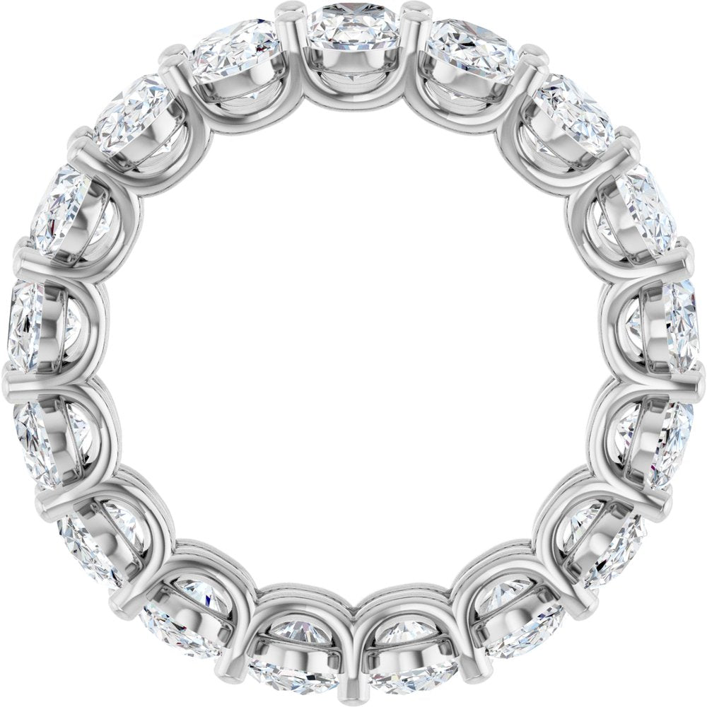 14K White Gold 6 3/4 CTW Lab-Grown Diamond Eternity Band