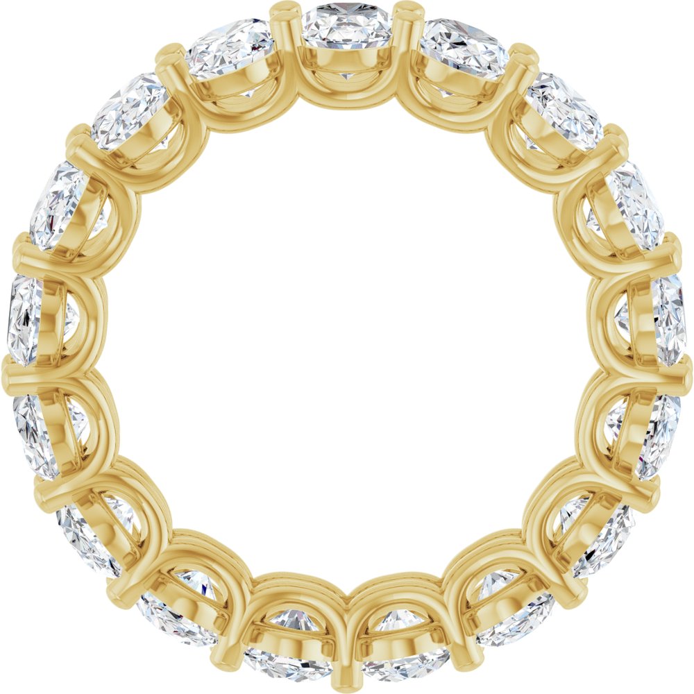 14K Yellow Gold 6 3/4 CTW Lab-Grown Diamond Eternity Band