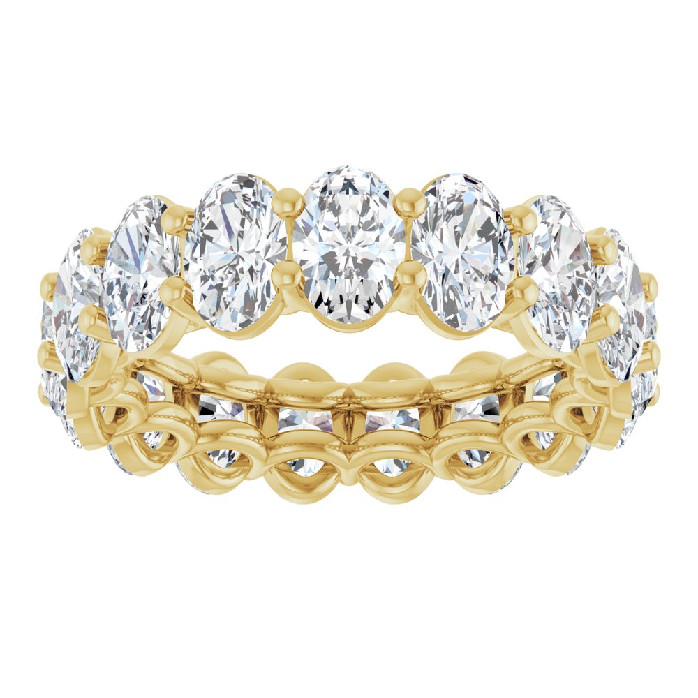 14K Yellow Gold 6 3/4 CTW Lab-Grown Diamond Eternity Band