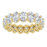 14K Yellow Gold 6 3/4 CTW Lab-Grown Diamond Eternity Band